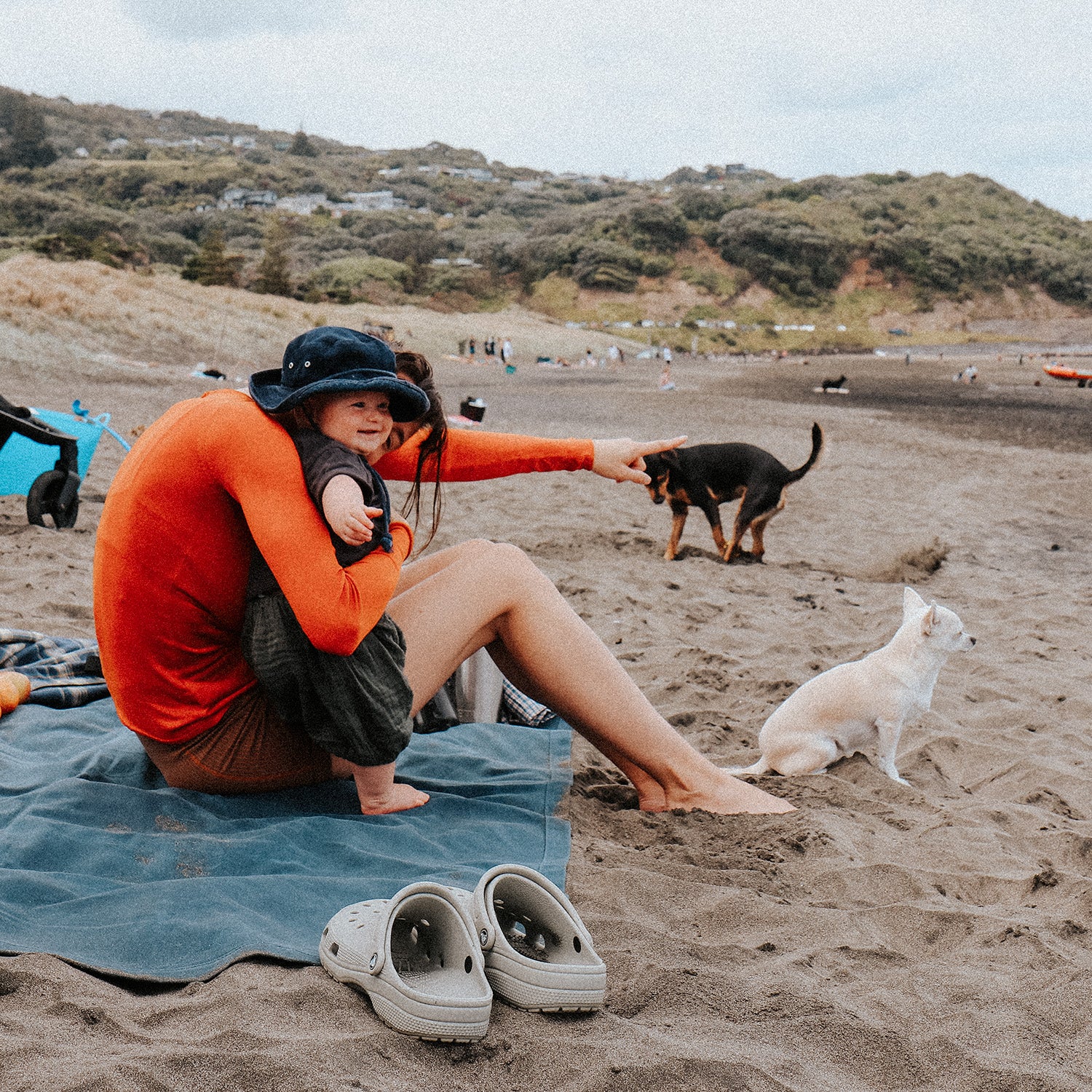 Barnaby Picnic Mat - Aoraki Blue