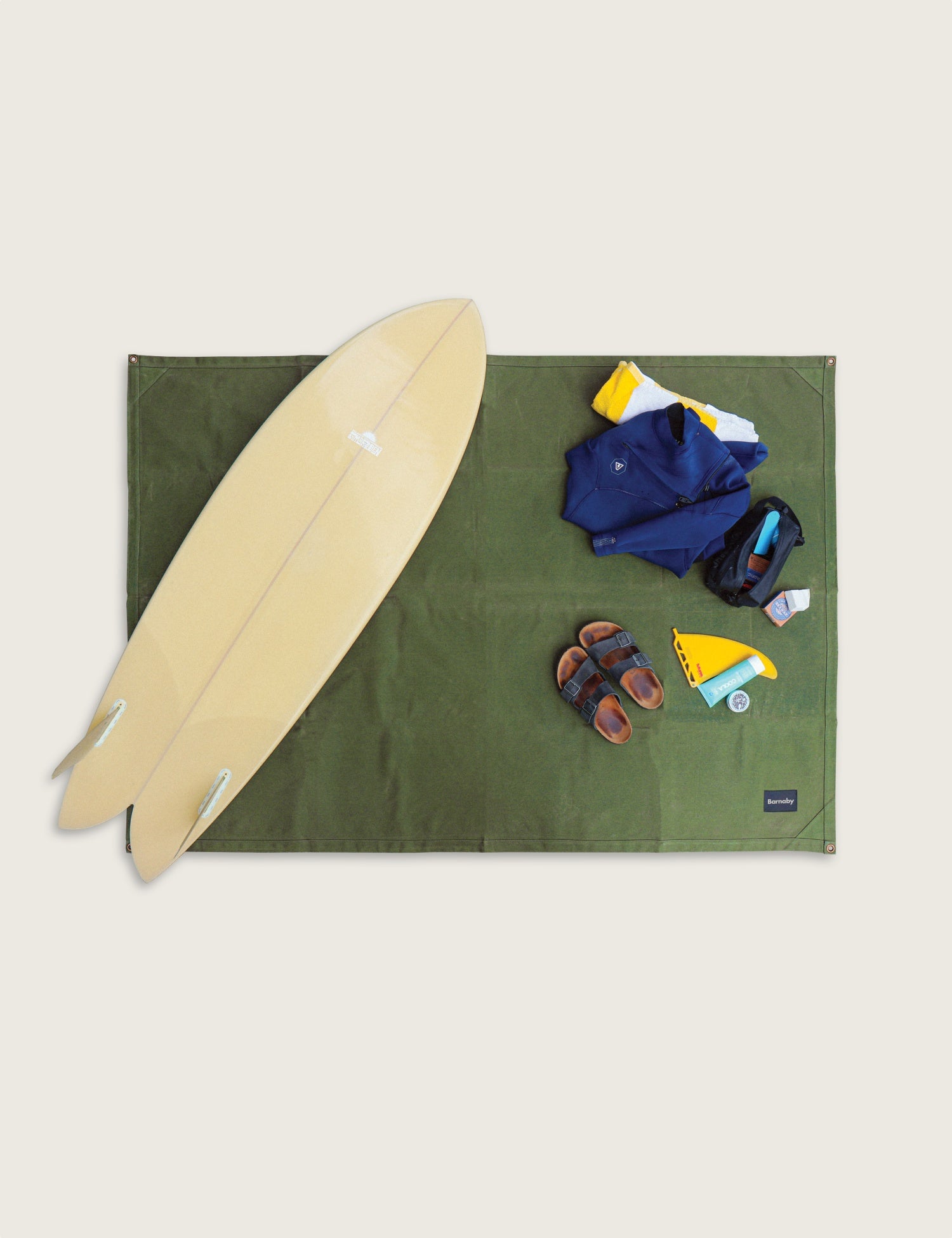 Barnaby Picnic Mat - Waitakere Green