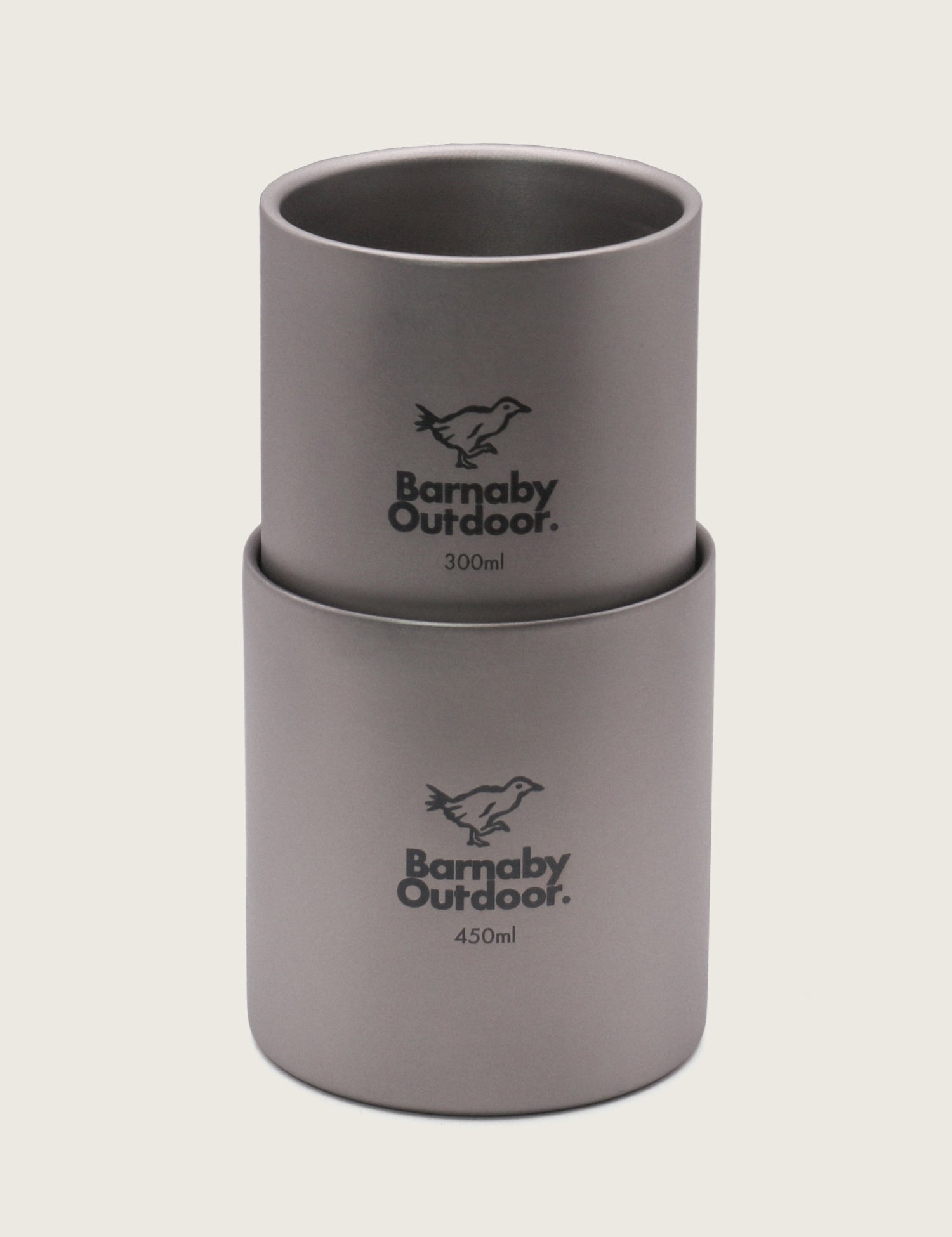 Titanium Double-Wall Barnaby Mug - Nesting Set